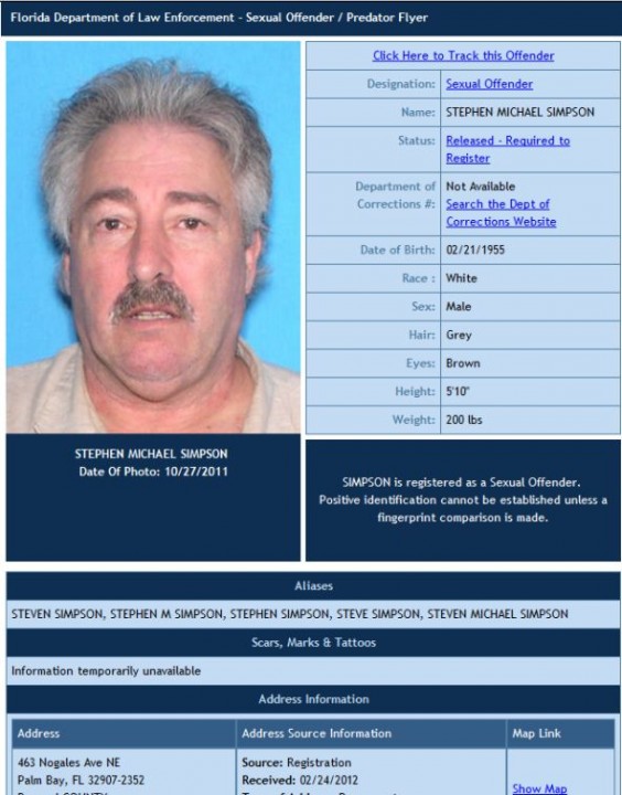 Sex Offenders Predators In Palm Bay Malabar Space Coast Daily