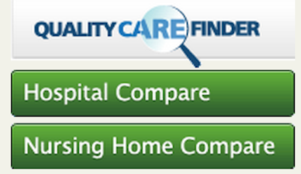 cms nursing home compare link