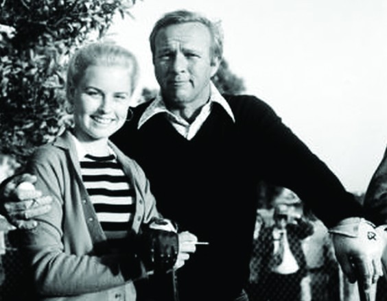At the pinnacle of her career Baugh shared the spotlight with other national golf celebrities, often competing in exhibitions with Arnold Palmer, Jack Nicklaus, Billy Casper, Johnny Miller, Lee Trevino and Sam Snead. (Image for SpaceCoastDaily.com Sports)