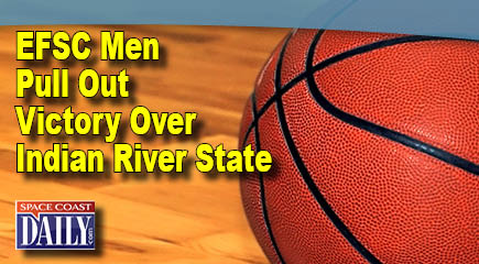 The victory at the Melbourne Campus gym moved Eastern Florida to 7-2 in the conference and 21-6 overall. Indian River fell to 1-8 and 14-11 but not without giving the Titans fits. Eastern Florida ran out to a 15-point second half advantage, leading 55-40 with 12 minutes and 58 seconds to play. But the Titans then made only three shots from the floor for the remainder of the game as Indian River went on a 22-8 run to pull within 63-62 with 2:21 to go.