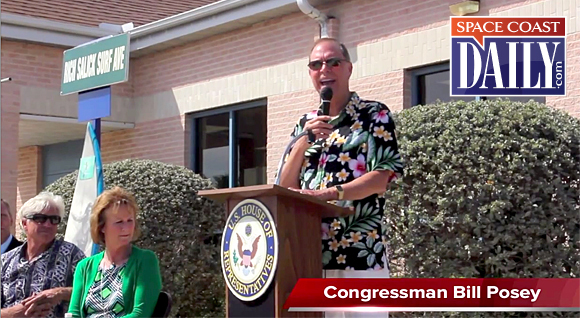 What made Richard a champion was not the number of trophies he won, which was considerable, but the battles he willingly and personally waged on behalf of others in need," said Congressman Bill Posey. (SpaceCoastDaily.com image)