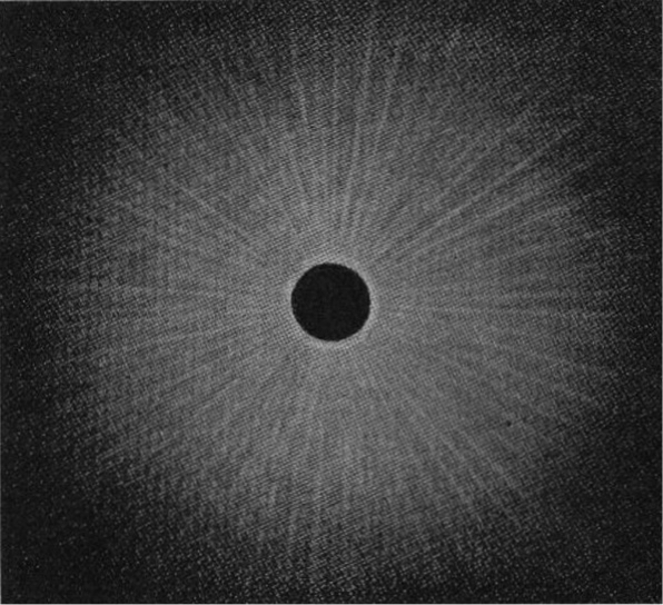 This sketch by Spanish astronomer José Joaquin de Ferrer, depicts the solar atmosphere, or corona, during a June 16, 1806, total solar eclipse. Before astronomical photography, observers depended on sketches of eclipses to study the sun's corona. (NASA.gov image)