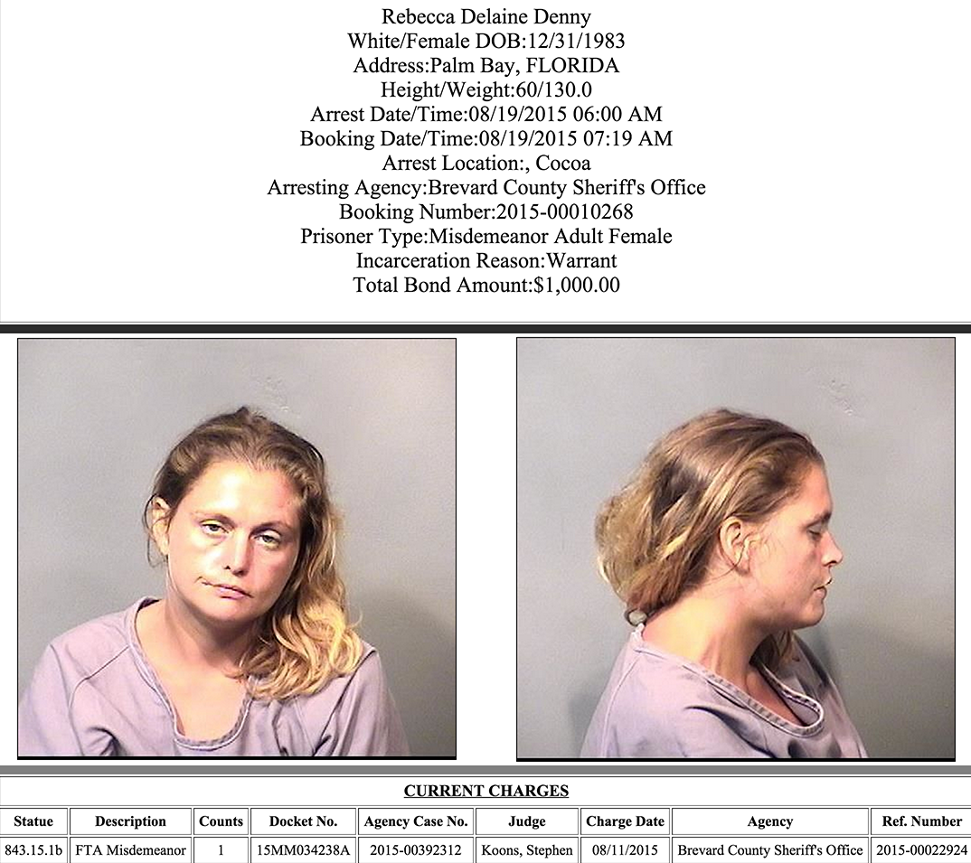 Arrests In Brevard County: August 20, 2015