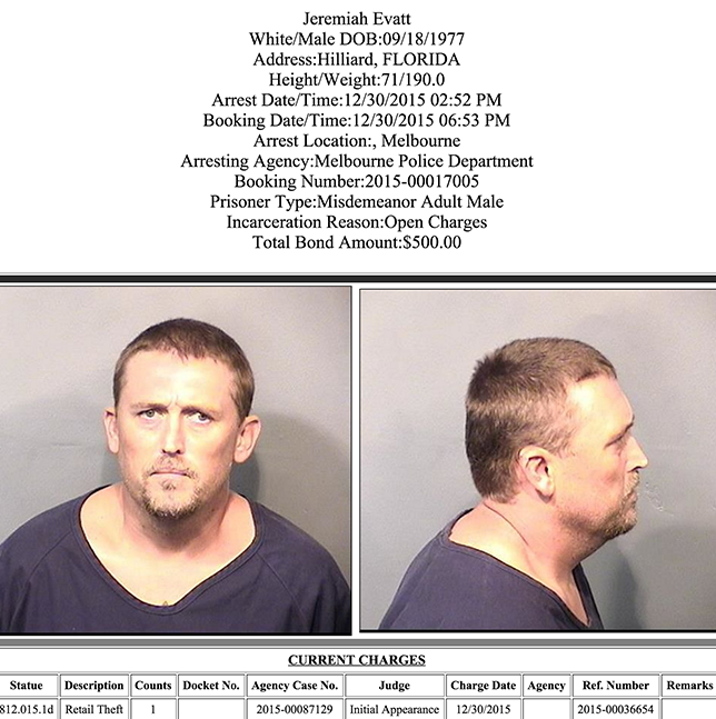 Arrests In Brevard County December 31, 2015