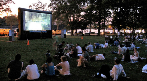 Cape Canaveral Culture & Leisure Services Department will have a setup similar to this one as they will be showing Zootopia Friday evening, July 15th in the little league outfield at Canaveral City Park