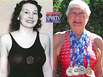 A world class swimmer in her late teens and early 20s, Cederlund lost an opportunity to swim in the 1940 Olympics when the Summer Games, originally scheduled for Tokyo, were moved to Helsinki and then ultimately canceled because of World War II.