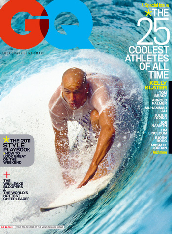 Kelly Slater of Cocoa Beach, Florida most famous surfer in the world