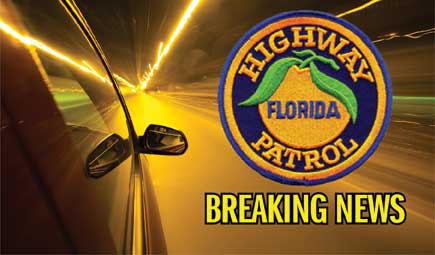 The Florida Highway Patrol has reported a vehicle crash at 10:29 p.m. on I-95 northbound at Mile Marker 222 in Titusville. 