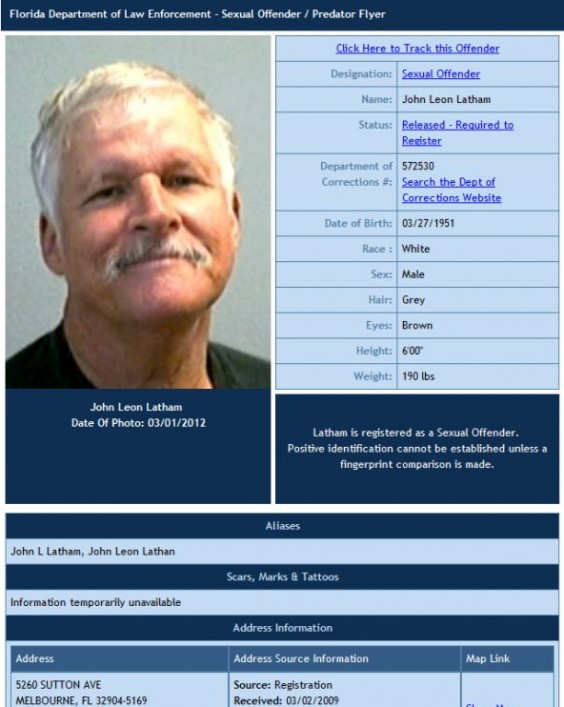 Sexual Predators & Offenders Of West Melbourne Space Coast Daily