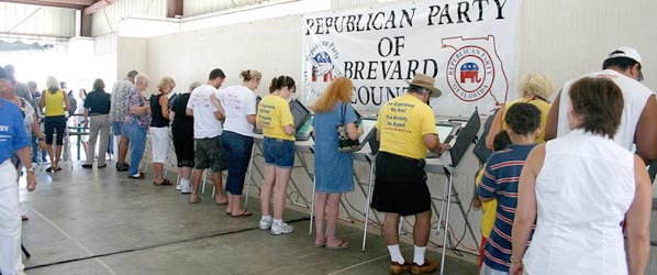 A STRAW POLL will be conducted by the Brevard Supervisor of Elections during the 2014 Bi-Annual Brevard Republican Picnic. (SpaceCoastDaily.com file image)