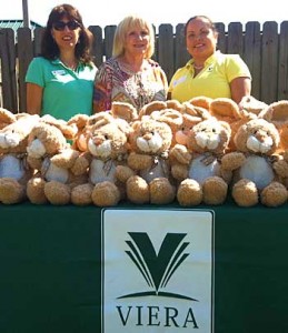 “We are thrilled to host the 'Light Up Viera, '” said Joane Dowd, events coordinator for the Viera Company, pictured above center.