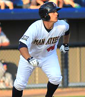 Brevard County Manatees designated hitter Cody Hawn. (Dennis Greenblatt/Hawk-Eye Sports Photography image)