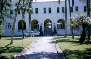 Entrance to Brevard Hotel in 1957. Photo Courtesy of Catherine Goretsky