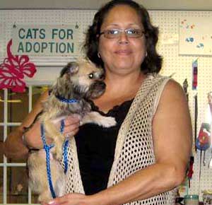 The Central Brevard Humane Cociety is a "no kill for space" shelter. Above, Petula was adopted last week to her new "friend for life" from the shelter in Cocoa. (CBHS image)