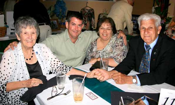 Enjoying the Central Brevard Humane Society   second annual Tuxes & Tails Gala are, left to right, Joanne Youngblood, Al and Donna Gandolfi and Hank Youngblood. SpaceCoastDaily.com image)