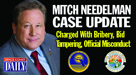 Mitch Needelman, a former Brevard County Clerk of Court, Florida state representative and Florida Marine Patrol officer was arrested on charges of bribery, bid tampering and official misconduct on Aug. 15. (Official Mitch Needelman portrait)