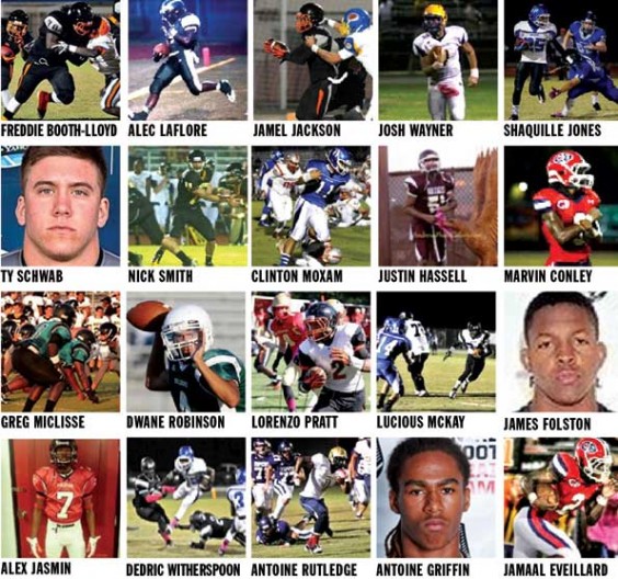 These players are among the SpaceCoastDaily.com experts' top 85 prep football players to watch this season in Brevard County. (Images for SpaceCoastDaily.com)