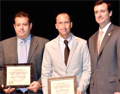 DHS Special Agent Ivan Camacho, Detective Greg Guillette, U.S. Attorney Wilfredo Ferrer. (Image for SpaceCoastDaily.com)