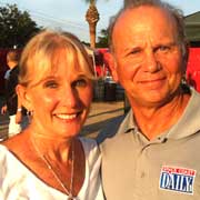 Maverick Multimedia Editor In Chief Jim Palermo and his wife Kerry have attended college football games all around the country for more than 45 years. The Palermo's give the Florida Tech Gameday experience a two thumbs up as an outstanding college football environment and predicts big things for the Florida Tech football program. (SpaceCoastDaily.com image)