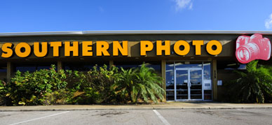 Southern Photo is successfully competing with online retailers by differentiating itself by offering strong service and a focus on creating value at the local level, where it matters the most. With a vast selection of cameras and camera accessories, a staff full of experienced professional photographers, and an eye for new and exciting ways to preserve and present your memories, Southern Photo has shown that it has what it takes to stand the test of time and technology. (Southern Photo image)