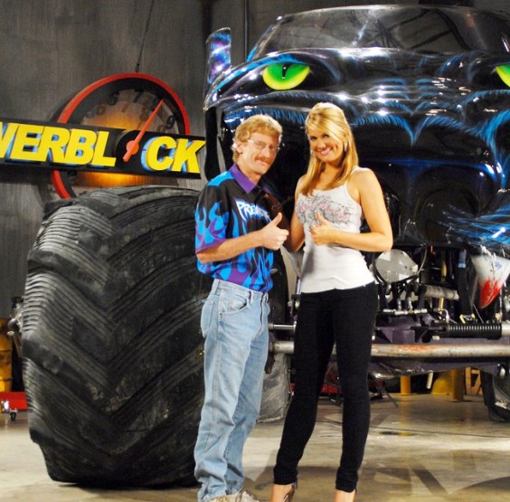 Pro Monster Truck driver Alan Pezo is a tour favorite on the monster truck circuit (image for Space Coast Daily)
