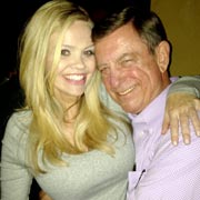 Danny Treanor with Julie Broughton. (Image for SpaceCoastDaily.com)