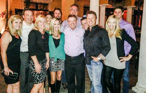 Group shot from left to right: Maureen McCann, Rob Eicher, Mallory Nicholls, Ali Turiano, Amy Sweezey, Pete Caggiano, Danny Treanor, Jeff Day, Eric Burris, Tom Sorrells, Julie Broughton, Alex Alecci