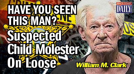BREVARD COUNTY, FLORIDA – The Brevard County Fugitive Task Force is actively seeking a suspected 82-year old child molester after he did not show up in Viera for his trial on December 9. (BCSO image)
