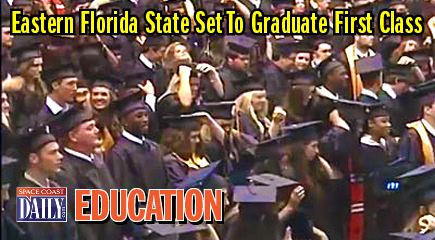 About 2,000 students were eligible to take part in fall commencement at Eastern Florida State College in the first graduation ceremony for the newly-named institution. (EFSC image)