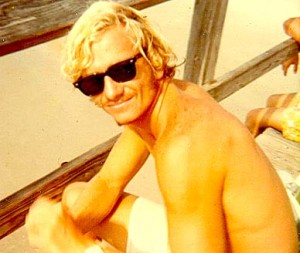 THE RON JON SURF TEAM, a group of surfers who are sponsored by Ron Jon Surf Shop and participate in a variety of surfing competitions around the world, is currently comprised of 14 surfers ranging in age from 9 to 36 years old. Bob Freeman, above, was 19 when he joined the team for a two-year stint in 1967. 