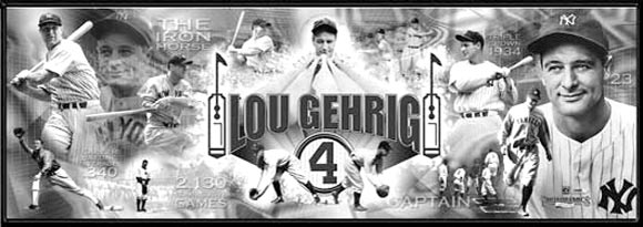 IRONMAN LOU GEHRIG's incredible streak of 2,130 consecutive games came to an end in May, 1939. After Lou took himself out of the lineup on May 2nd, the Yanks then traveled to St. Louis to play the Browns where Jimmy Palermo helped dress and bid a final farewell to his old friend.