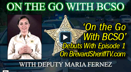 "On The Go With BCSO" is a new webcast news production recorded and directed by Brevard County Sheriff's Office employees in our BCSO Studio. The show is hosted by our Public Information Officer, Deputy Maria Fernez and will air biweekly to showcase some of the incredible things our personnel are engaged in everyday. (BCSO image)