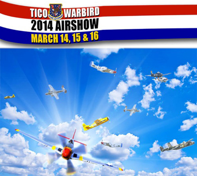 The Valiant Air Command will host the 37th Annual TICO Warbird Airshow on Friday, March 14; Saturday, March 15 and Sunday, March 16. (Image for SpaceCoastDaily.com)  