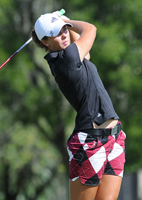 Freshman Johanna Larsson shot final round 69 and advanced to a playoff, and the Panthers finished second at the Tusculum/Kiawah Island Intercollegiate. (J.C. Ridley image)