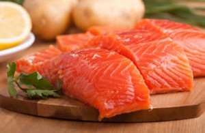 Foods high in omega-3 fatty acids, such as Atlantic and King mackeral and Atlantic salmon (above), enhance 'brain health.'