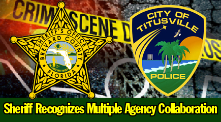 I would like to recognize the incredible effort by our North Precinct General Crimes Unit, the GAMEOVER Task Force and the Titusville Police Department.