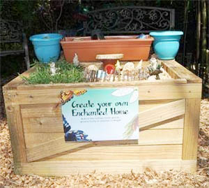 Children will use their imaginations when they enter the Enchanted Hollow and create their own fairy fortress, toad abode, gnome home or creature cottage. (Brevard Zoo Image)