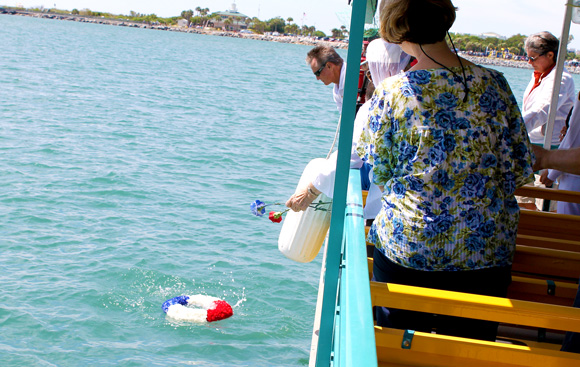 The annual National Maritime Day observance at Port Canaveral was held Saturday, May 17 at Rusty's and included a boat ride to place a wreath and flowers in Port waters in remembrance of all Mariners and all those lost at sea – especially Merchant Mariners and members of the maritime industry lost over the past year.