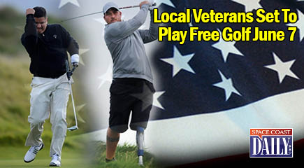 Space Coast Daily and Sanctuary Island, with the support of Hope4Heroes, are sponsoring 12 of our nation’s combat veterans to play a round of golf at no charge during the "Salute To Military Golf" outing at Patrick Air Force Base on June 7. (SMGA.org Image)