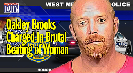 Oakley Brooks, 33, has been identified via DNA evidence as a suspect in the brutal beating of a West Melbourne woman last Monday, according to the West Melbourne Police Department. (BCSO image)