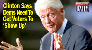 Hammering on a theme heard throughout the day, former President Bill Clinton warned Democrats they won't win critical races this fall if they don't figure out how to get voters to cast ballots.