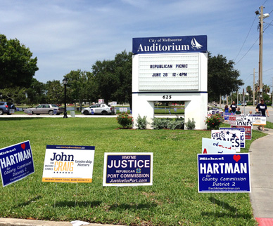 The 2014 Bi-Annual Brevard Republican Party of Clubs Council of Clubs Picnic and Hob Nob was held this Saturday, June 28, at the Melbourne Auditorium and attracted most of the Republican candidates running for office this year. (SpaceCoastDaily.com)