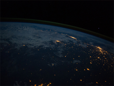 As fans around the world tune in to World Cup 2014, a few fans out of this world will be watching, too. United States astronauts Reid Wiseman and Steve Swanson and German astronaut Alexander Gerst will be cheering on their teams from some 230 miles above Earth aboard the International Space Station. Here, Wiseman captures an image of Rio de Janeiro and Sao Paulo at night as the International Space Station orbits the Earth. Sao Paulo is the farthest cluster of lights on the right side and Rio de Janeiro is closer to the middle of the picture. There are three World Cup 2014 stadium cities in one picture: Arena de Sao Paulo, Estadio Mineirao (Belo Horizonte), and Estadio Do Maracana (Rio de Janeiro). (NASA.gov Image)