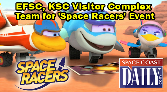 Eastern Florida State College and Kennedy Space Center Visitor Complex are joining together July 11 to promote "Space Racers,"  a new animated preschool television program that fosterers children’s interest in space exploration and science. (Space Racers image)