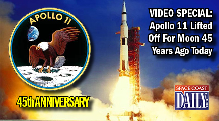 VIDEO: Apollo 11 Lifted Off For Moon 45 Years Ago Today - Space Coast Daily