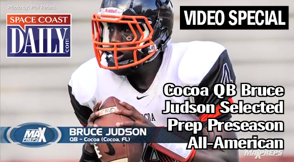 MaxPreps.com has selected Cocoa's Bruce Judson to its 2014 first string freshman preseason All-America team in the "Athlete" designation. (MaxPreps.com image)