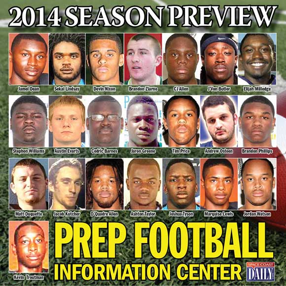 Rae Kameka, an expert in compiling extensive information about Brevard County prep football athletes, rates the top football players to watch during the 2014 season on the Space Coast.