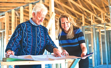 Larry Sietsma, near right, founded Avtec Homes with daughter Sandi. The company was named one of the top fastest-growing companies in the United States by Inc. magazine.  (Image for SpaceCoastDaily.com)