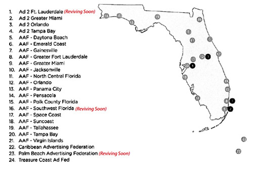 The AAF 4th District is comprised of 21 local federations representing nearly 1,500 members.