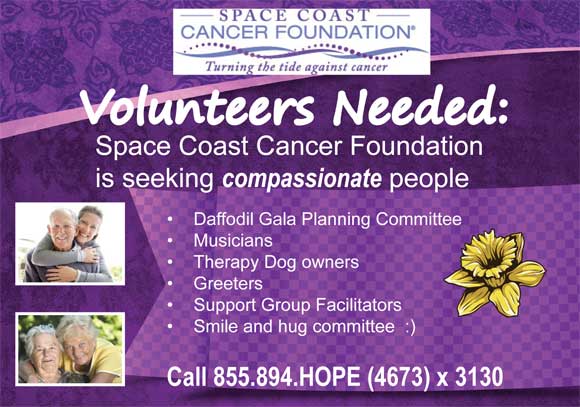 The Space Coast Cancer Foundation contributes to and supports the efforts of other non-profit and public healthcare organizations dedicated to reaching new breakthroughs in the detection and treatment of cancer.